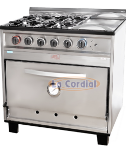 COCINA TECNOCALOR 4 HORN. PLANCHA TOSTADOR 87CM