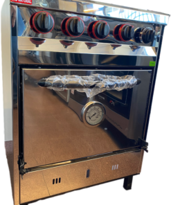 COCINA VC 4 HORNALLAS DE ACERO INOXIDABLE PULIDO 58CM