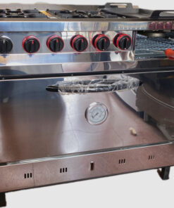 COCINA VC 4 HOR. + PLANCHA + TOSTADOR 90CM